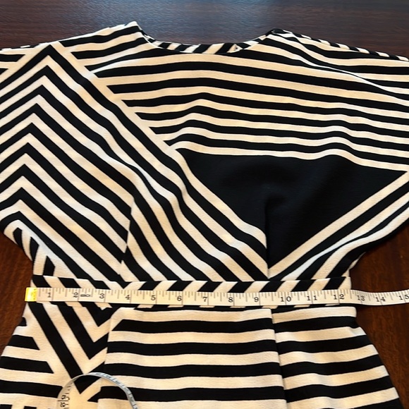 ASOS | Geometric Striped Tailored Dress | Size 4 - Picture 11 of 15